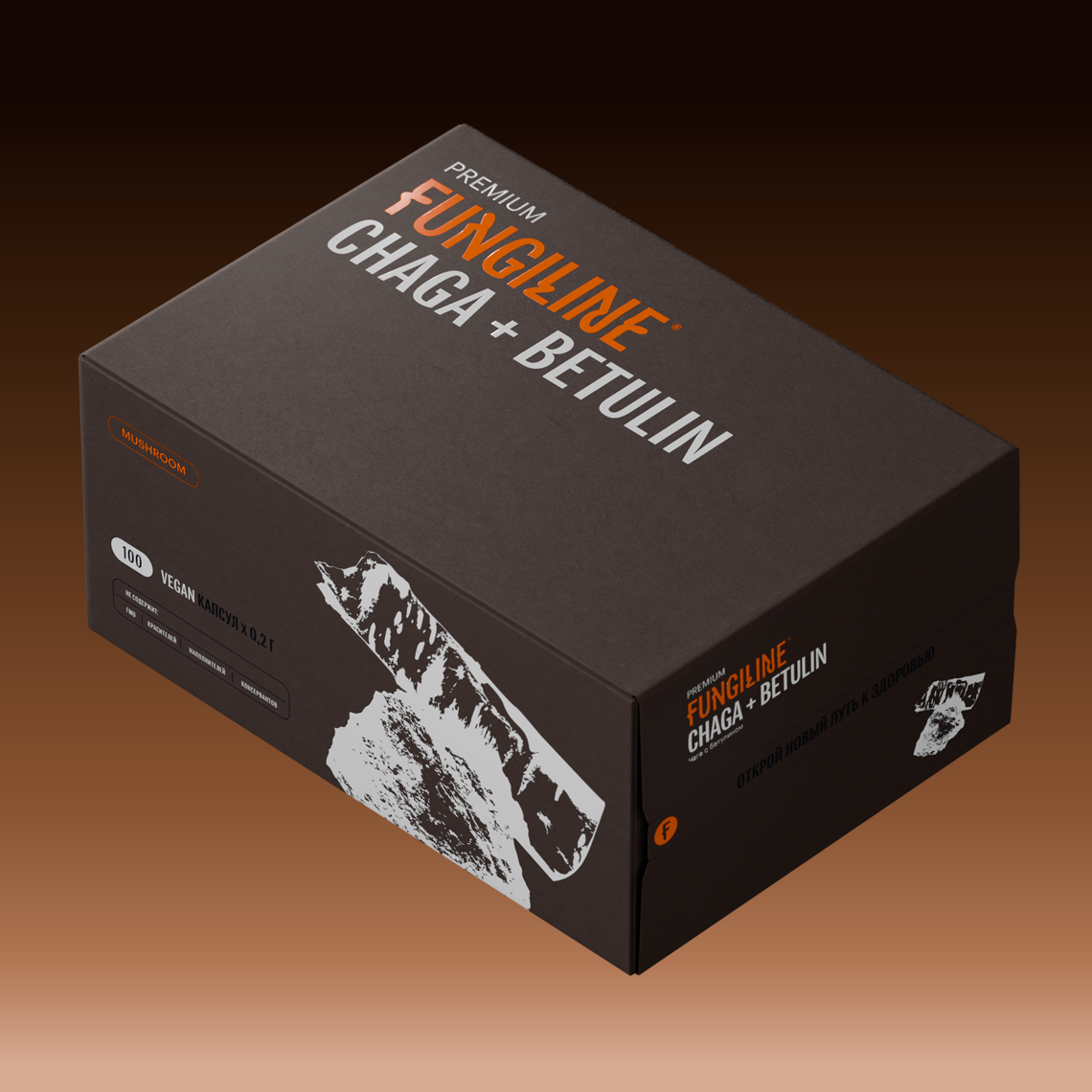 CHAGA + BETULIN • 100 капсул • Премиальная линейка